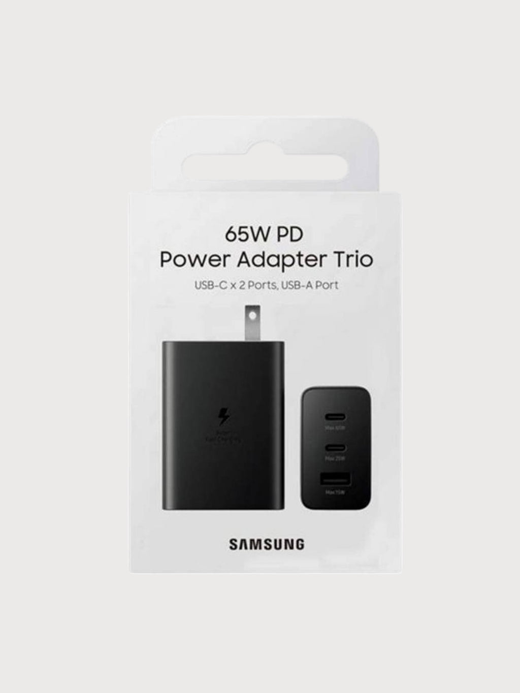 Adaptador samsung 65 watts